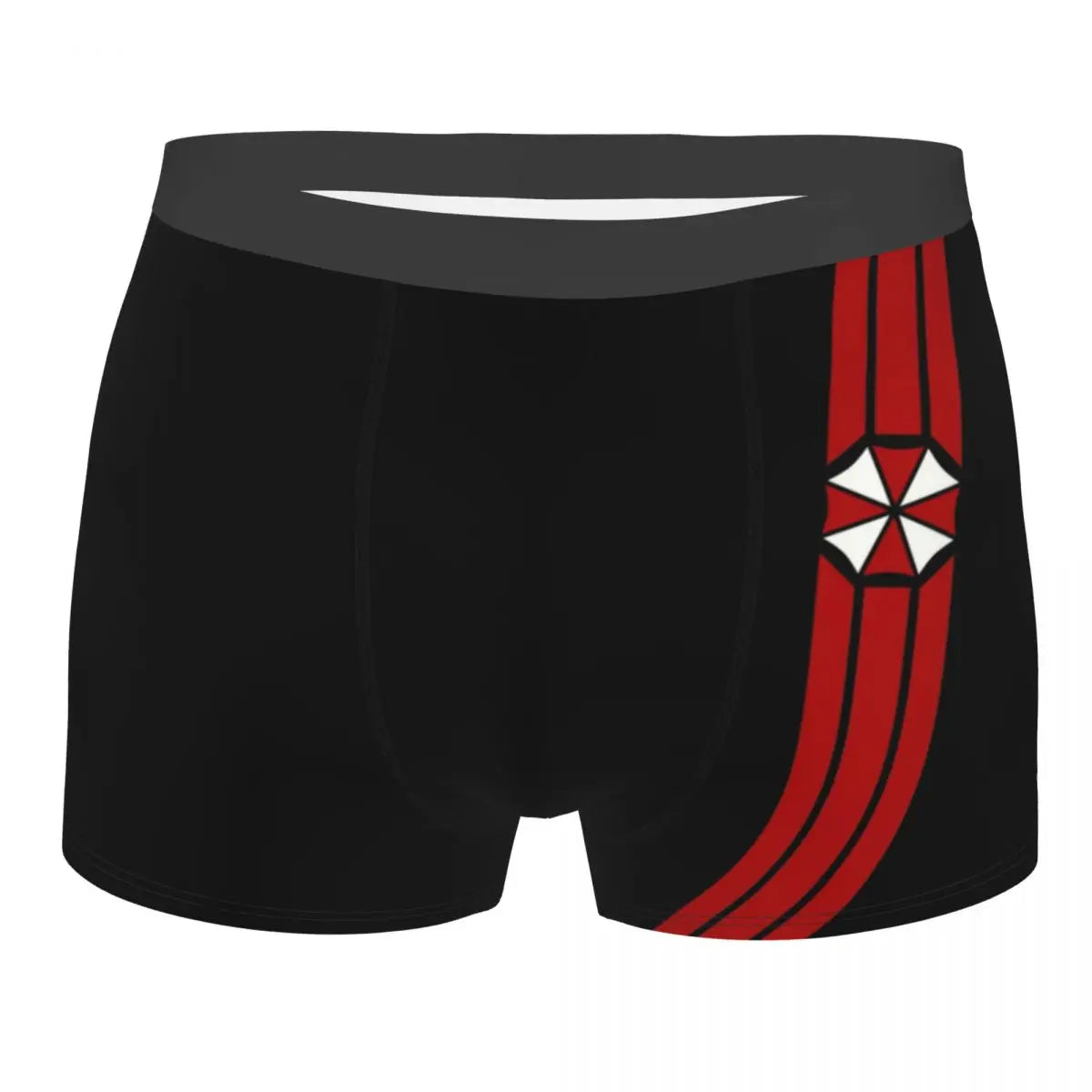 Male Novelty Raccoon City Home Of Umbrella Corporation Corp Underwear Video Game Boxer Briefs Stretch Shorts Panties Underpants