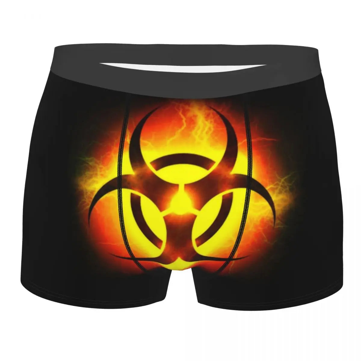 Male Novelty Raccoon City Home Of Umbrella Corporation Corp Underwear Video Game Boxer Briefs Stretch Shorts Panties Underpants