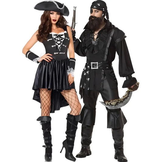 Halloween Male Pirate Costume Cosplay