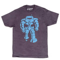 Man-Bot Vintage Graphic Adult Charcoal T-shirt - S