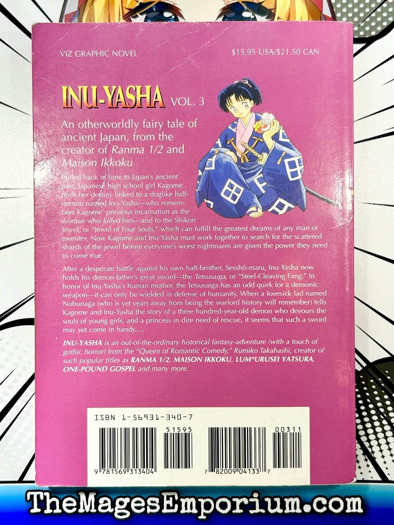 Inu-Yasha A Feudal Fairy Tale Vol 3 Oversized - 