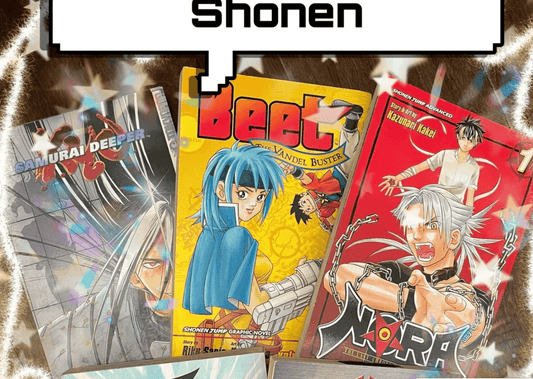 Mystery Manga Box - English Shonen Manga - 5 Manga