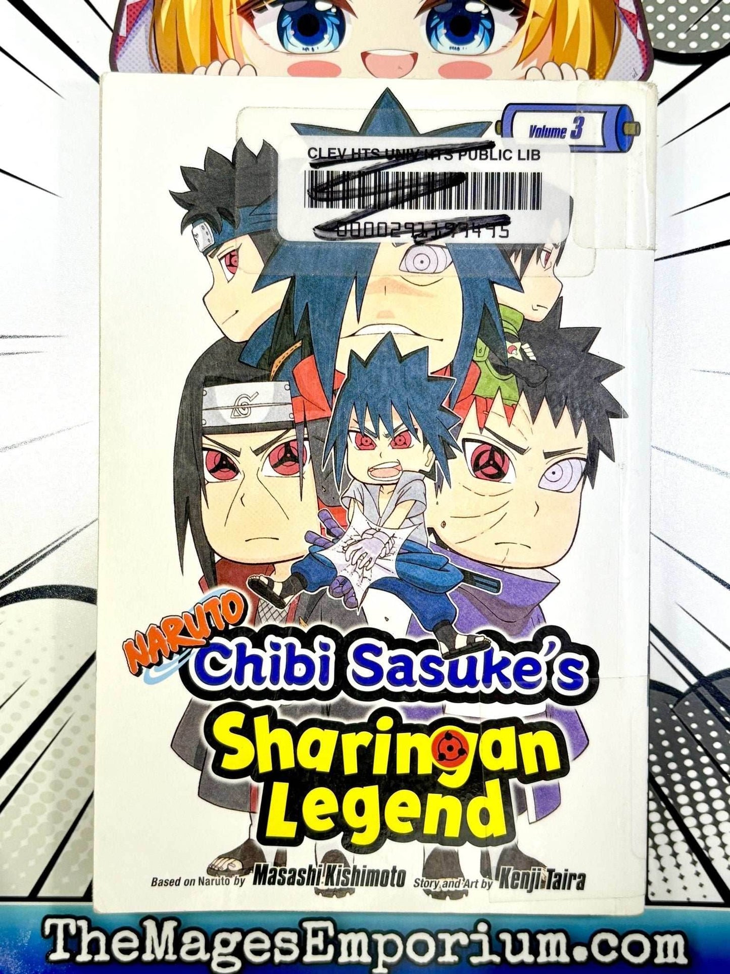 Naruto Chibi Sasuke's Sharingan Legend Vol 3 Ex Library - 