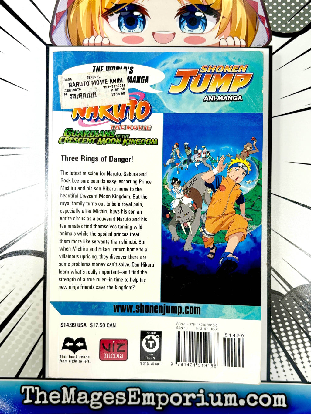Naruto The Movie Guardians of the Crescent Moon Kingdom Ani-Manga - 