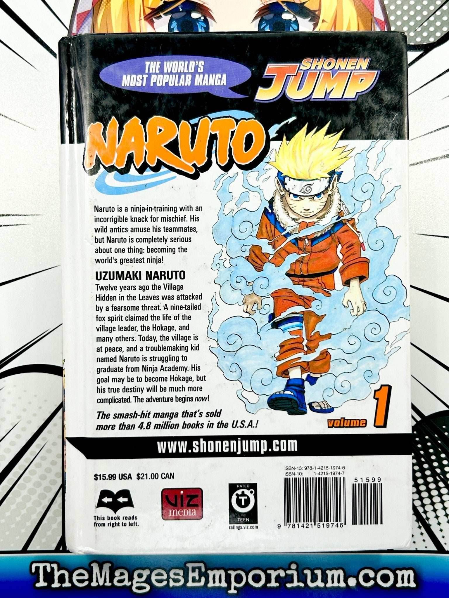 Naruto Vol 1 Hardcover - 
