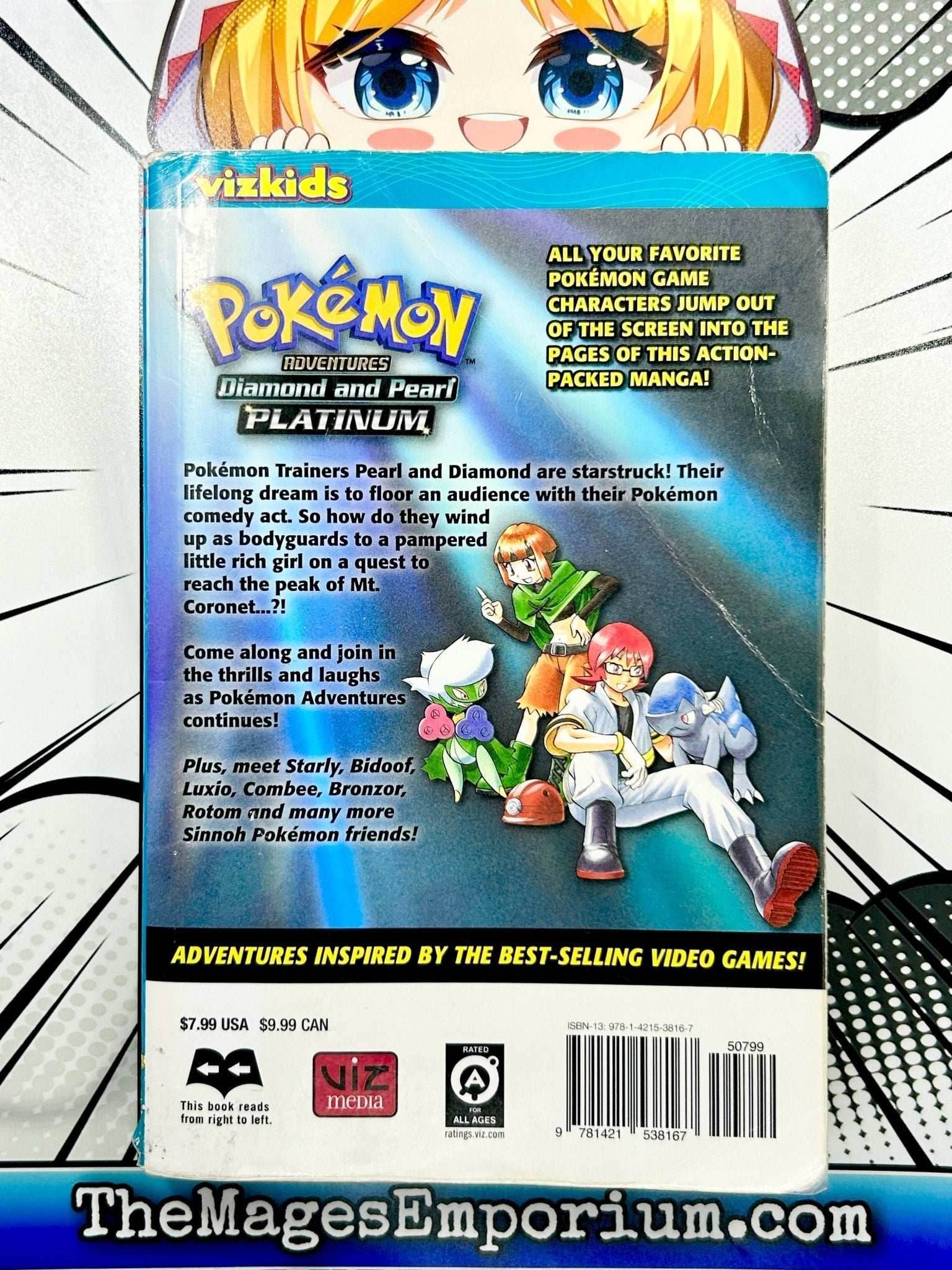 Pokemon Adventures Diamond and Pearl Platinum Vol 1 Ex Library - 