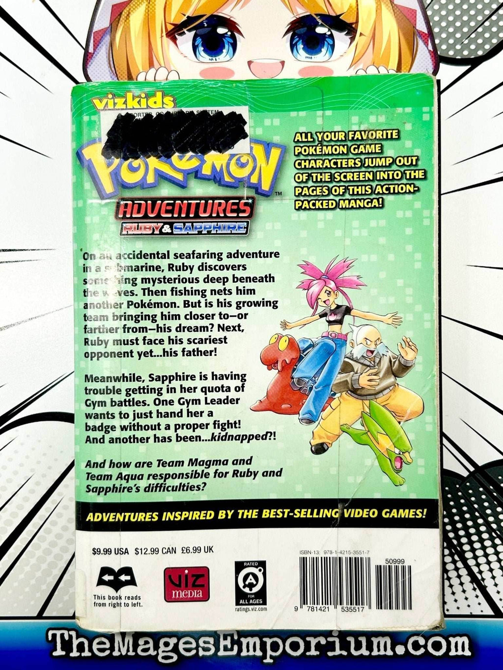 Pokemon Adventures Ruby and Sapphire Vol 17 Ex Library - 