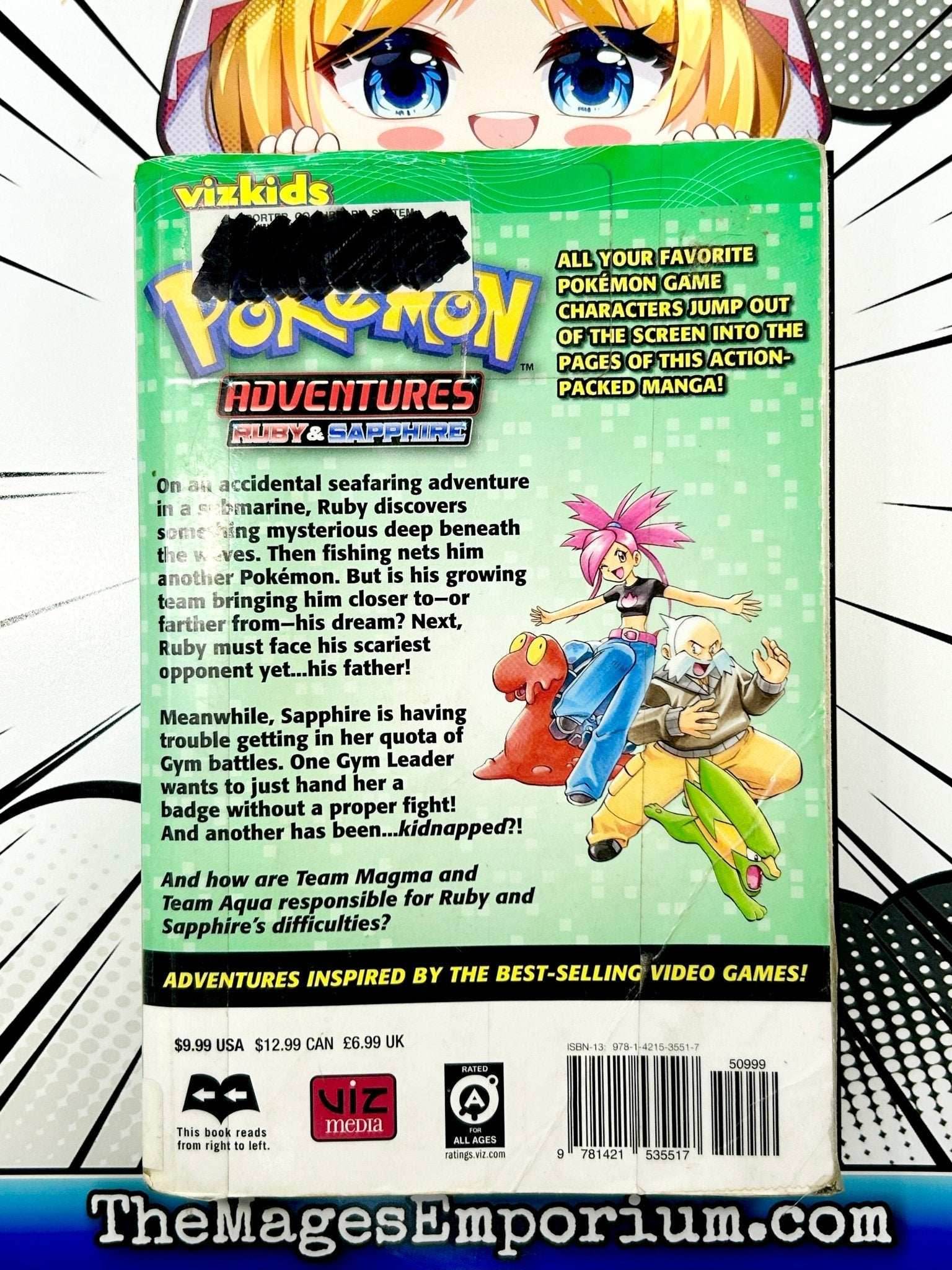 Pokemon Adventures Ruby and Sapphire Vol 17 Ex Library - 