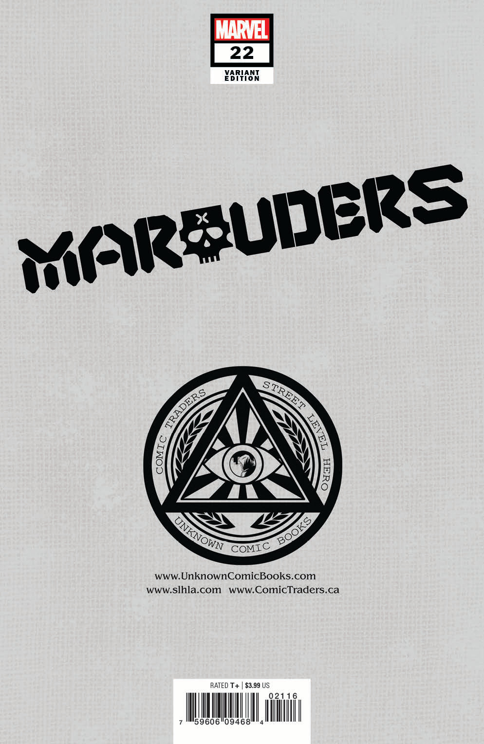 Marauders #22 Unknown Comics Stephen Segovia Exclusive Var (07/21/2021)