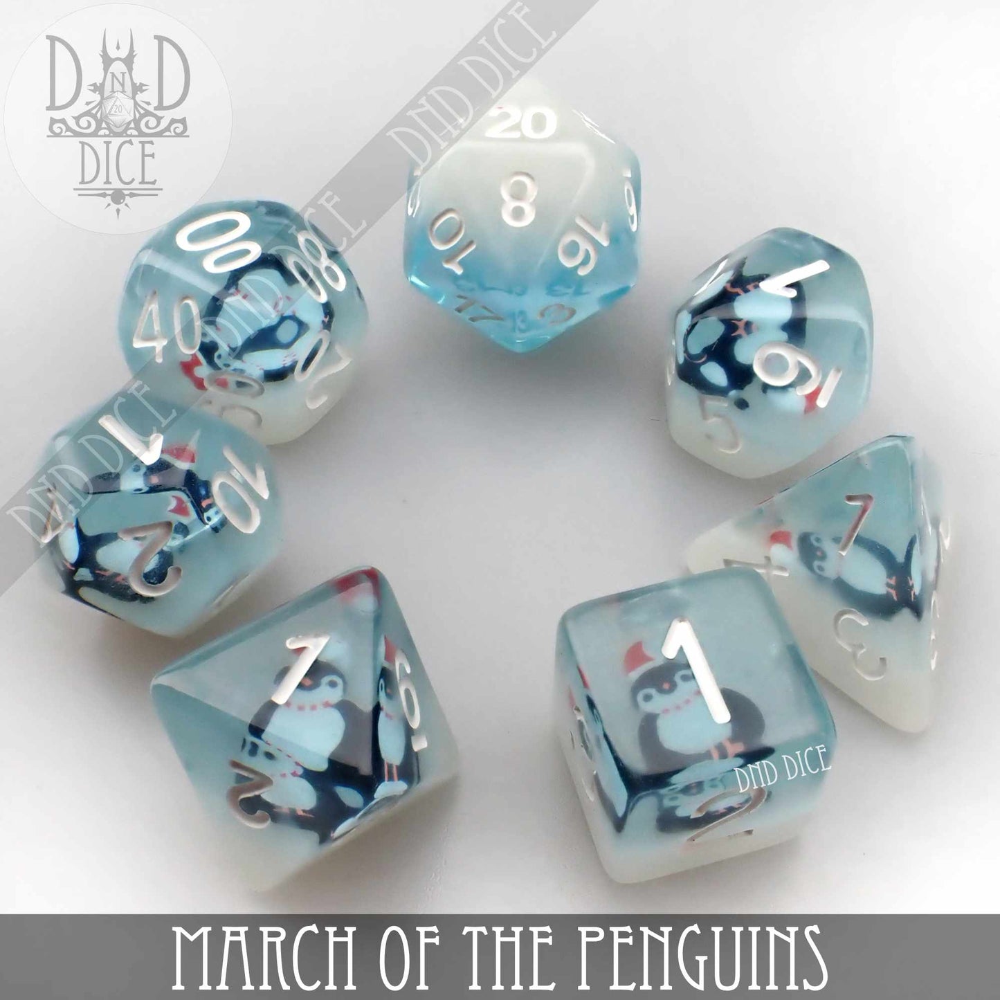 March of the Penguins Dice Set