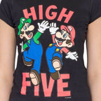 Mario & Luigi High Five Sheer T-shirt - S