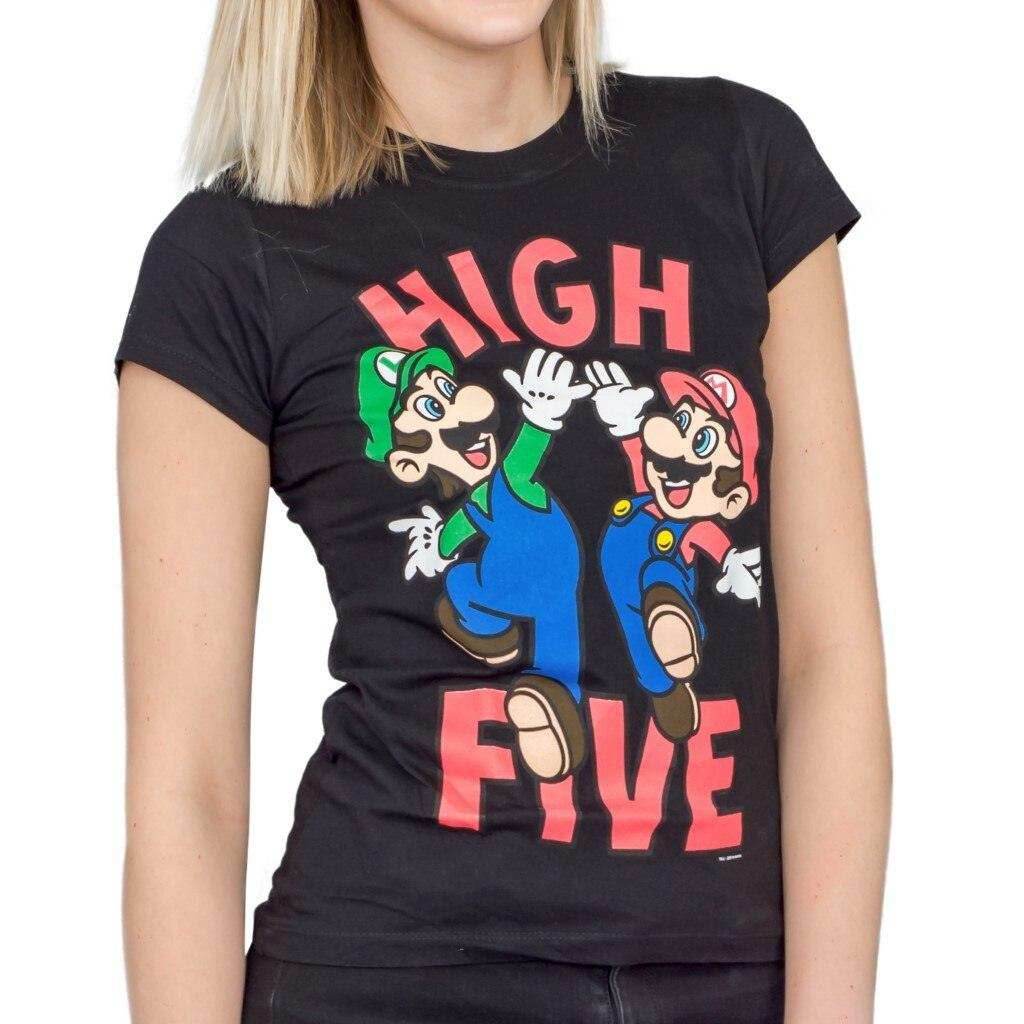 Mario & Luigi High Five Sheer T-shirt - S