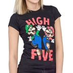 Mario & Luigi High Five Sheer T-shirt - S