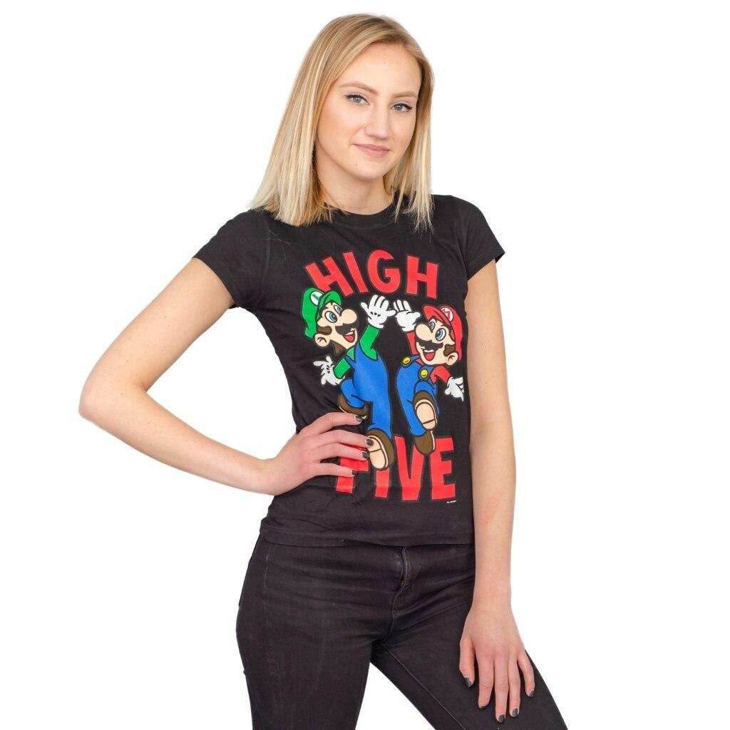 Mario & Luigi High Five Sheer T-shirt - S