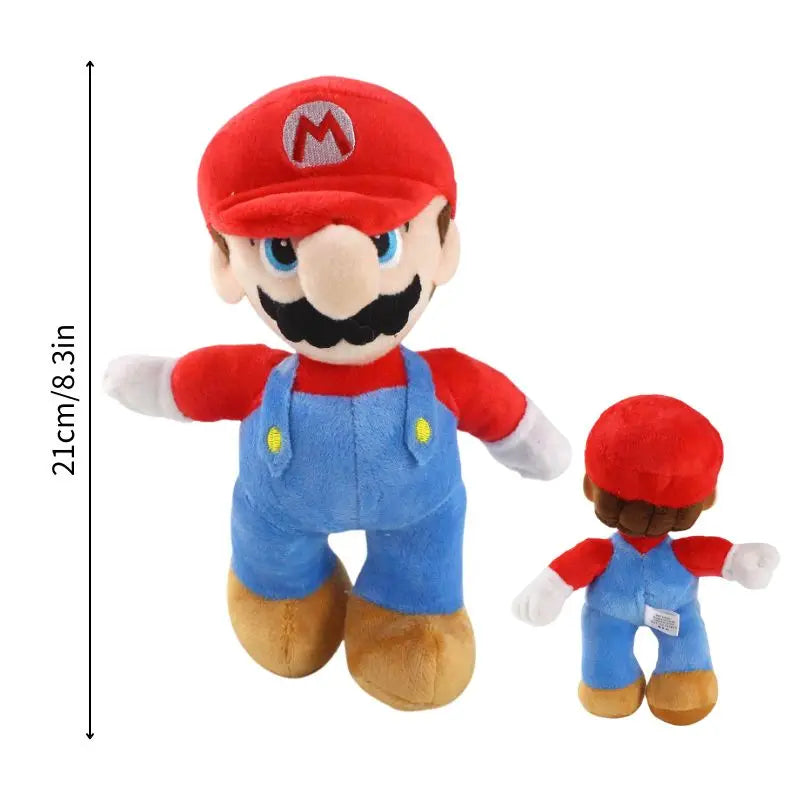 Mario Bros Ice Fire Flower Anime Figure Soft Plush Toy Cute Koopa Troopa Boo Red Toad Peluche Dolls Gift