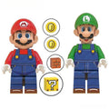 Mario Brothers Movie & Luigi  set of 2 Super Mario Lego Minifigures