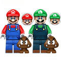 Mario & Luigi Super Mario Brothers Lego Minifigures set 2