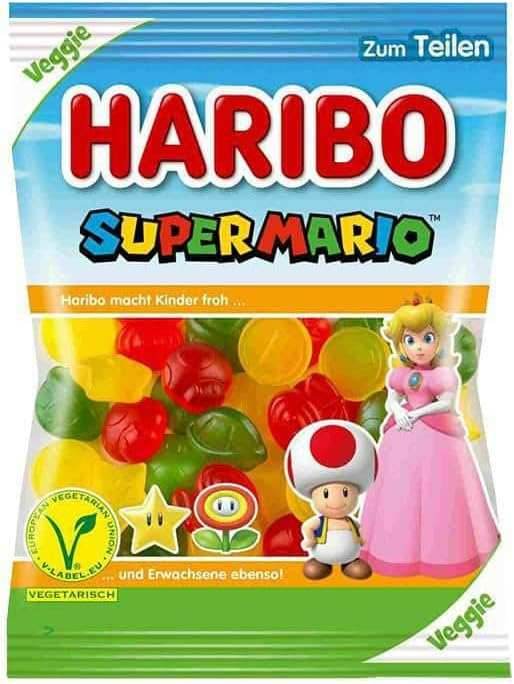Haribo Super Mario Veggie Gummies (175g) (Germany) - 