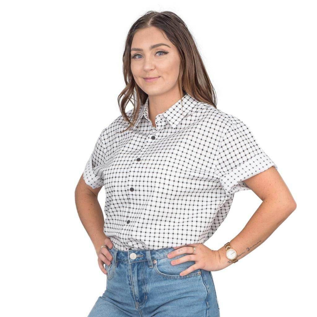 Marty McFly Halloween Costume Button Up Shirt - S