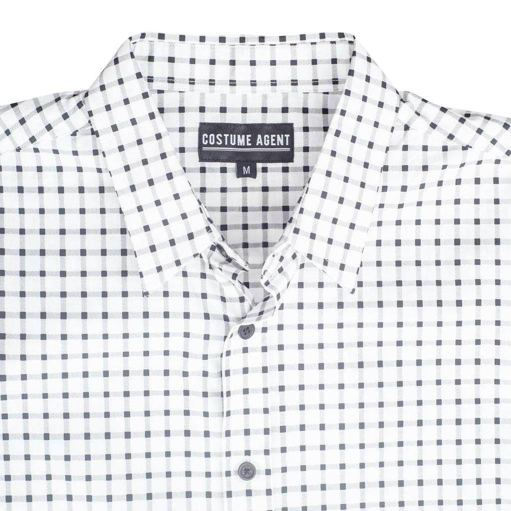 Marty McFly Halloween Costume Button Up Shirt - S
