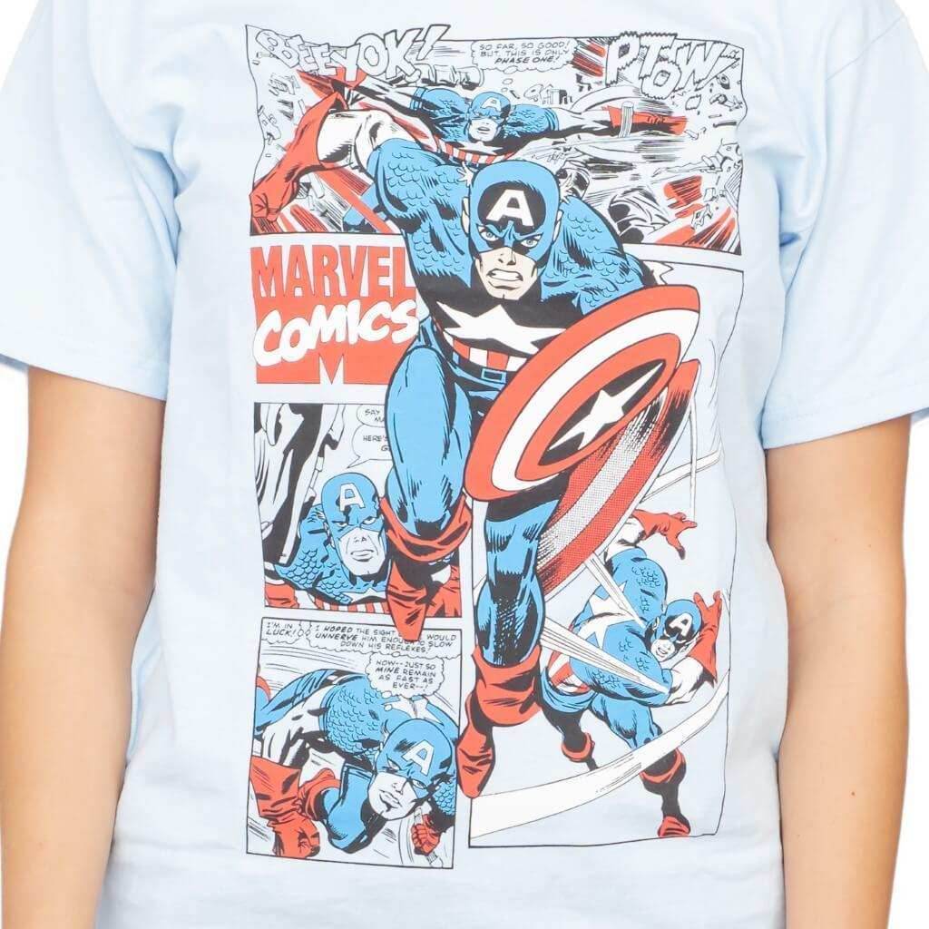 Marvel Comics Captain America Comic T-Shirt - S