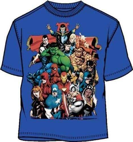 Marvel Comics Team-Ups Brazen Heroes T-shirt - S