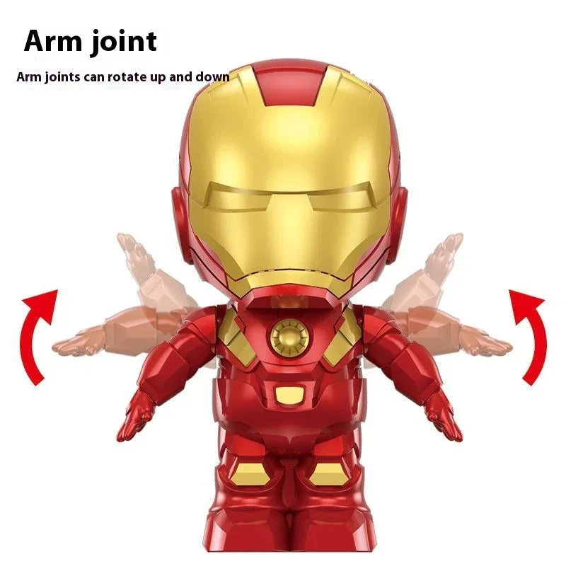 New Marvel Iron Man Electric Silent Fan Ironmanhandheld Fan Usb Charging Durable Mini Kids Fan Boy Toys Summer Birthday Gift