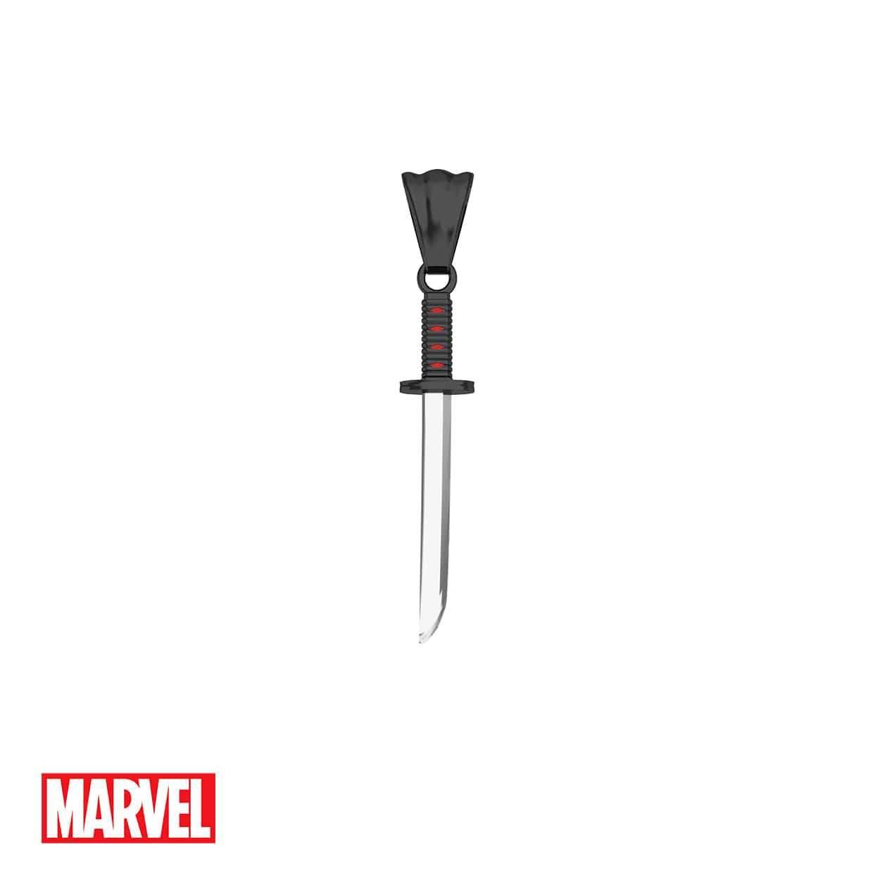Marvel™ Deadpool Katana Necklace - Black
