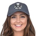 Marvel Shield Cosplay Carol Danvers Captain Adjustable Snapback Baseball Cap Hat - 