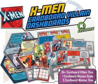 Marvel United: X-Men Carboard Villain Dashboards - Kickstarter Exclusive - 
