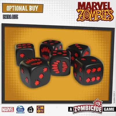 Marvel Zombies: Custom Extra Dice (Kickstarter Exclusive) - 