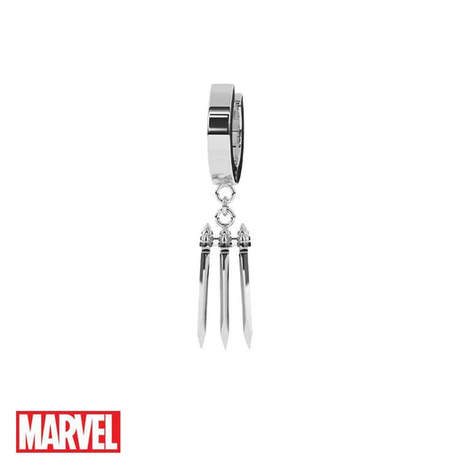 Marvel™ Wolverine Claw Earring - Chrome / Single