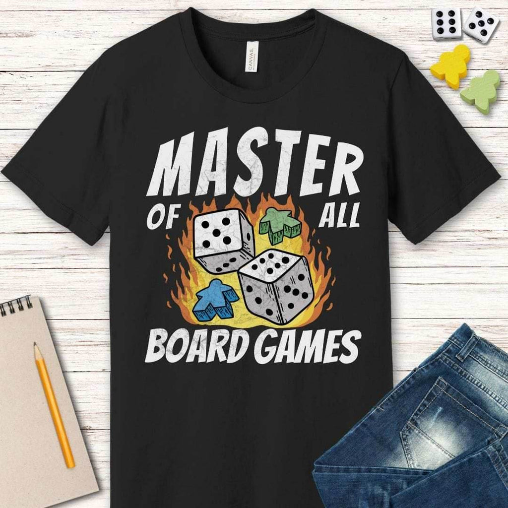 Master of All Board Games Unisex T-shirt - Navy / S