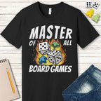 Master of All Board Games Unisex T-shirt - Navy / S