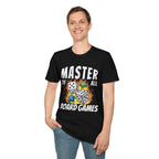 Master of All Board Games Unisex T-shirt - Navy / S