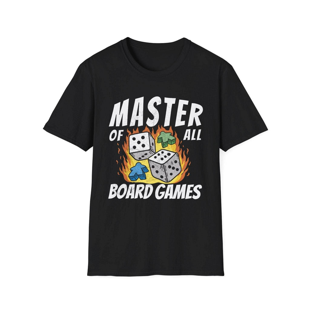 Master of All Board Games Unisex T-shirt - Black / S
