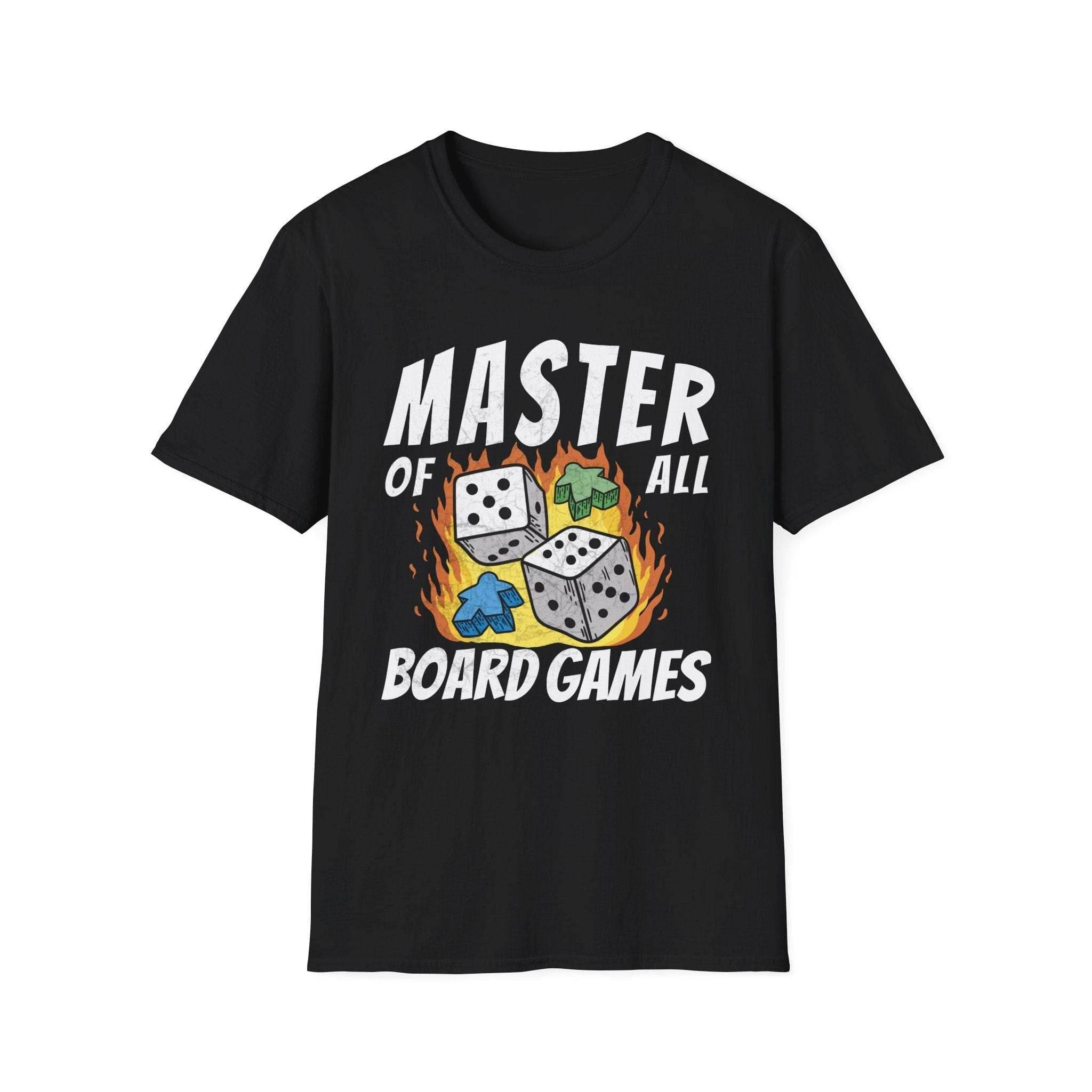 Master of All Board Games Unisex T-shirt - Black / S