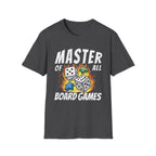 Master of All Board Games Unisex T-shirt - Dark Heather / S