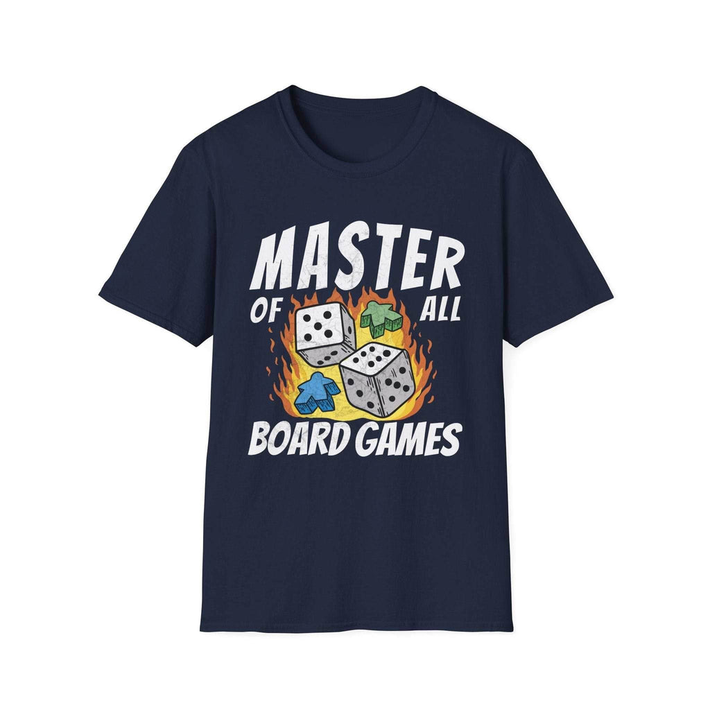 Master of All Board Games Unisex T-shirt - Navy / S