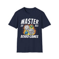 Master of All Board Games Unisex T-shirt - Navy / S