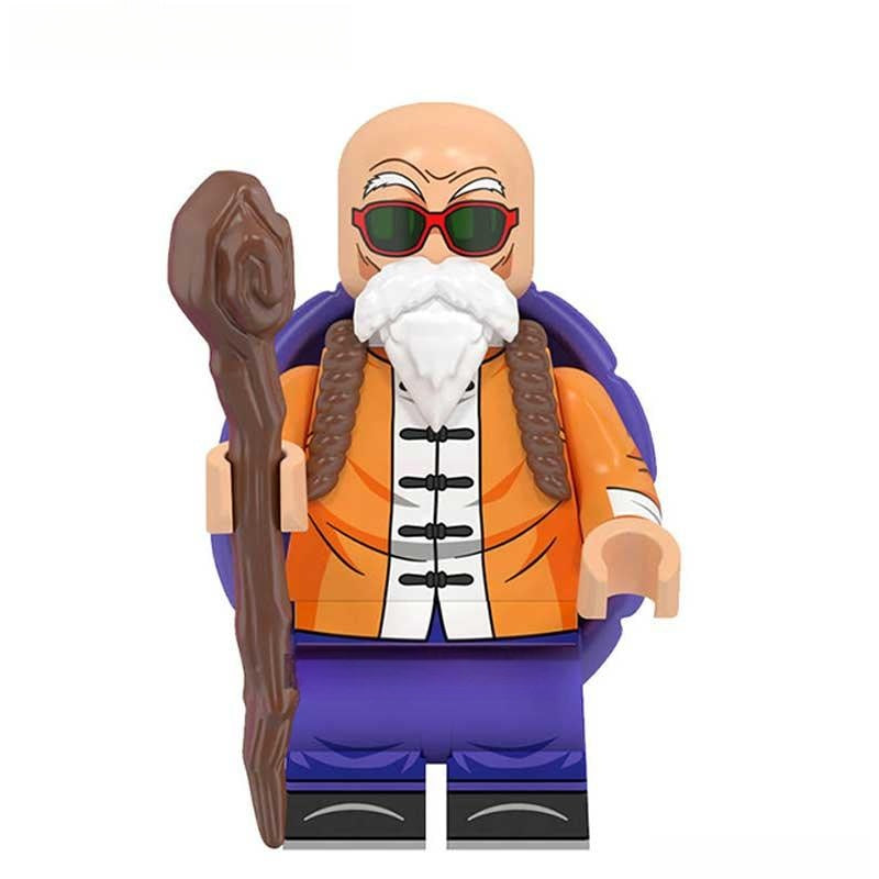 Master Roshi Dragon Ball Z Lego Minifigures Custom Anime Toys 1
