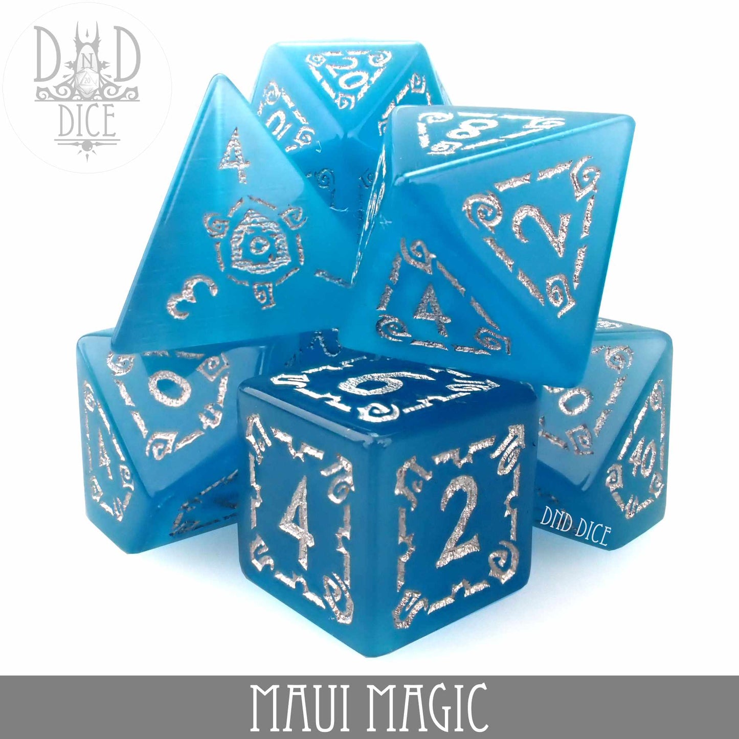 Maui Magic Cat's Eye Dice Set (Gift Box)