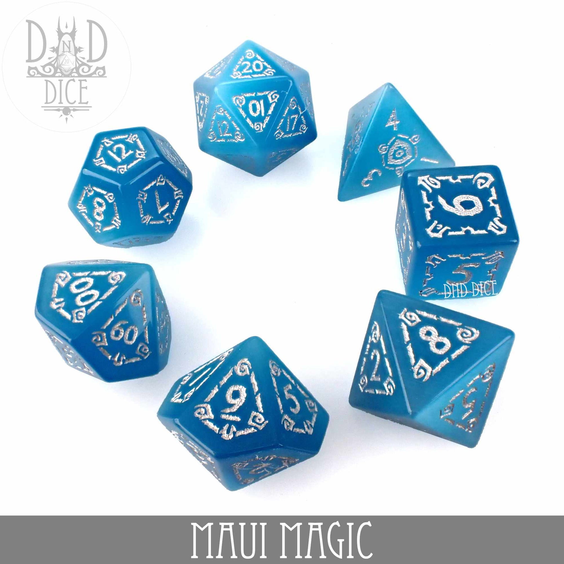 Maui Magic Cat's Eye Dice Set (Gift Box)