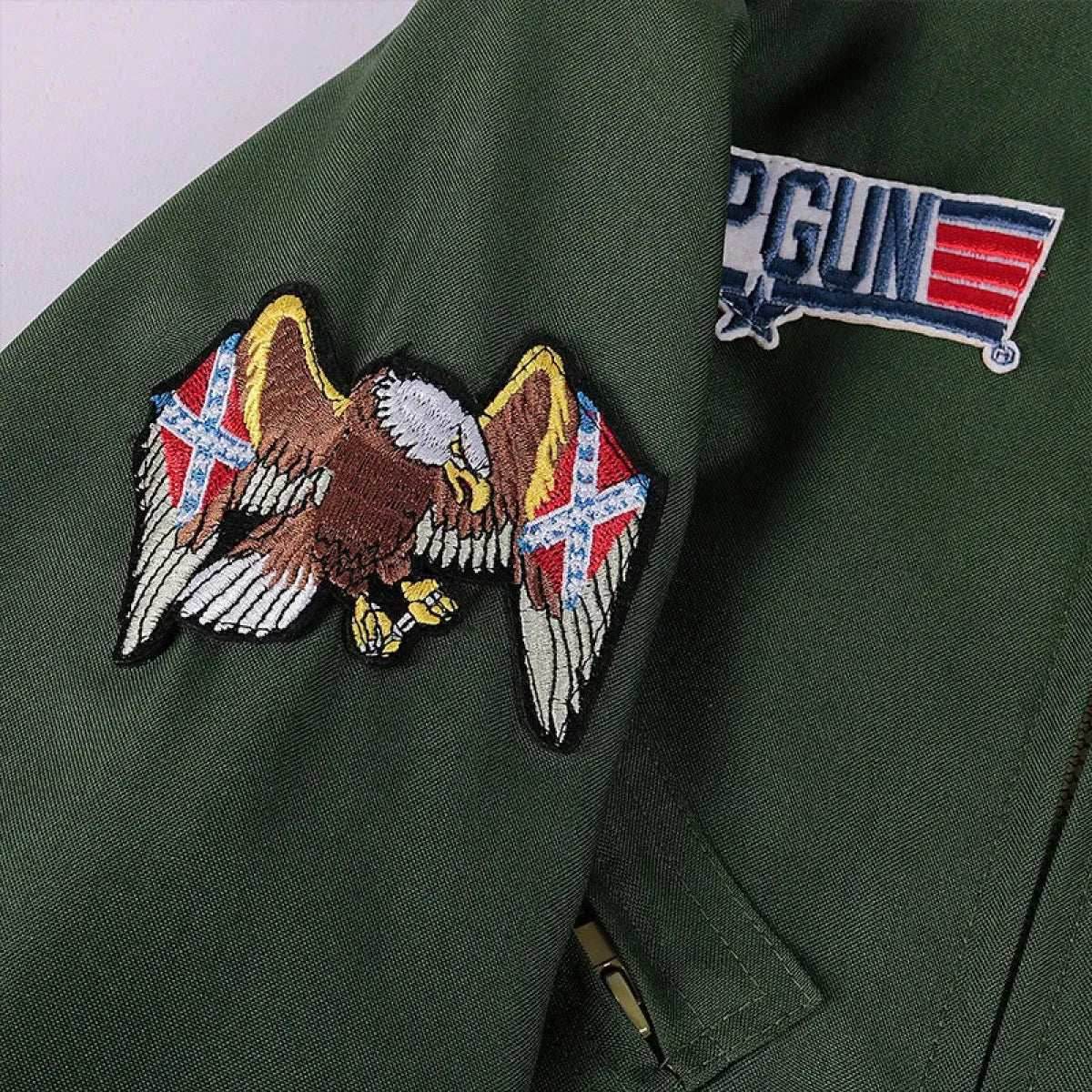 Top Gun Maverick Flight Suit – Pilot Cosplay Costume with Glasses - Maverick / S