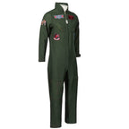 Top Gun Maverick Flight Suit – Pilot Cosplay Costume with Glasses - Maverick / S