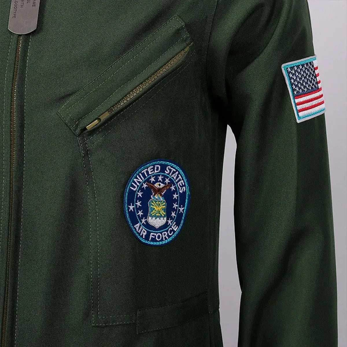 Top Gun Maverick Flight Suit – Pilot Cosplay Costume with Glasses - Maverick / S