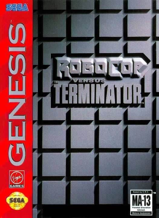 RoboCop Versus The Terminator (Sega Genesis) - Game Manual Only