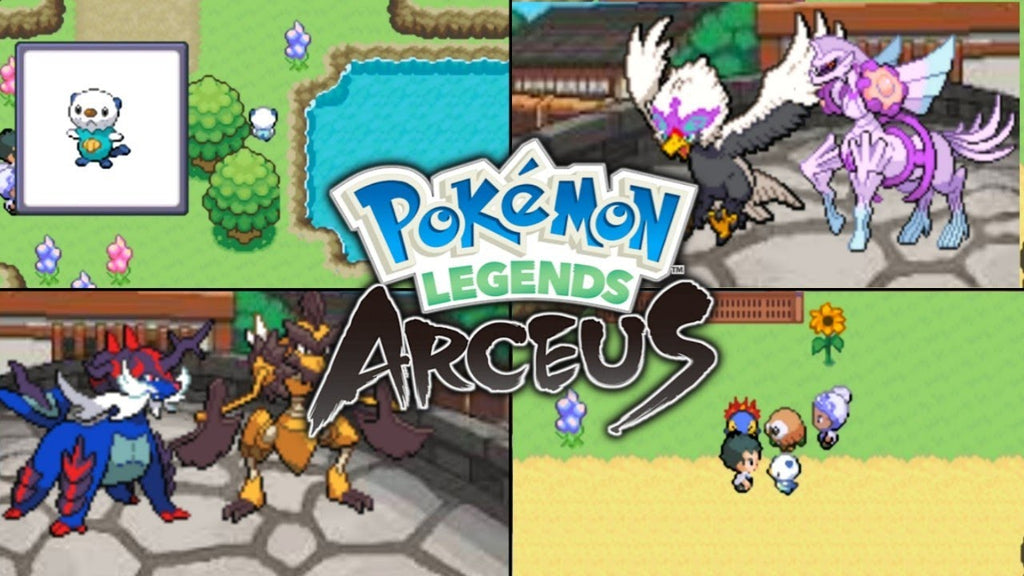 Pokemon Arceus Legends GBA ROM Hack Video Game Custom Gameboy Advance