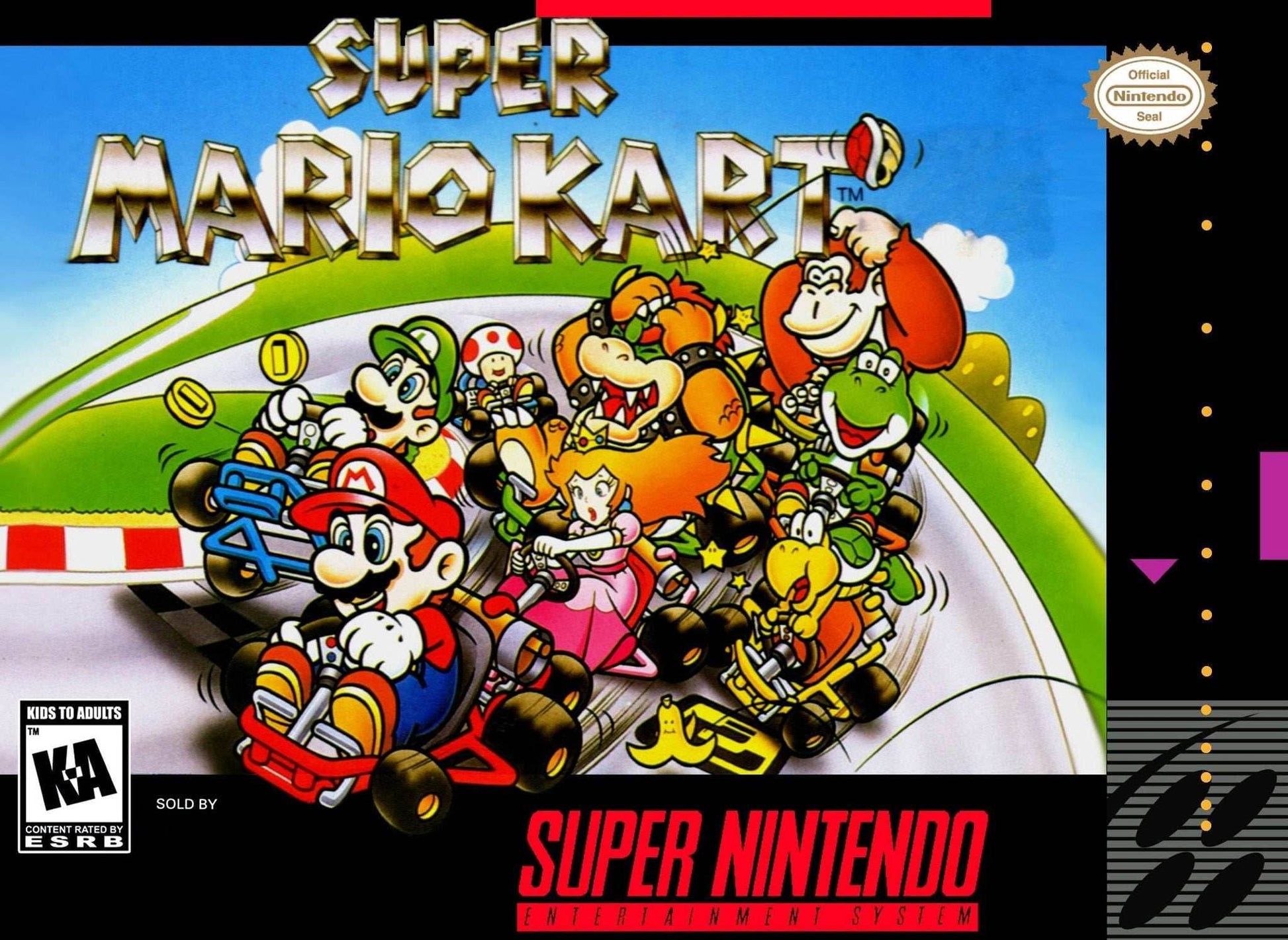 Super Mario Kart (Super Nintendo) - Game Manual Only