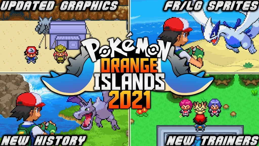 Pokemon Orange Islands GBA ROM Hack Video Game Custom Gameboy Advance Spanish